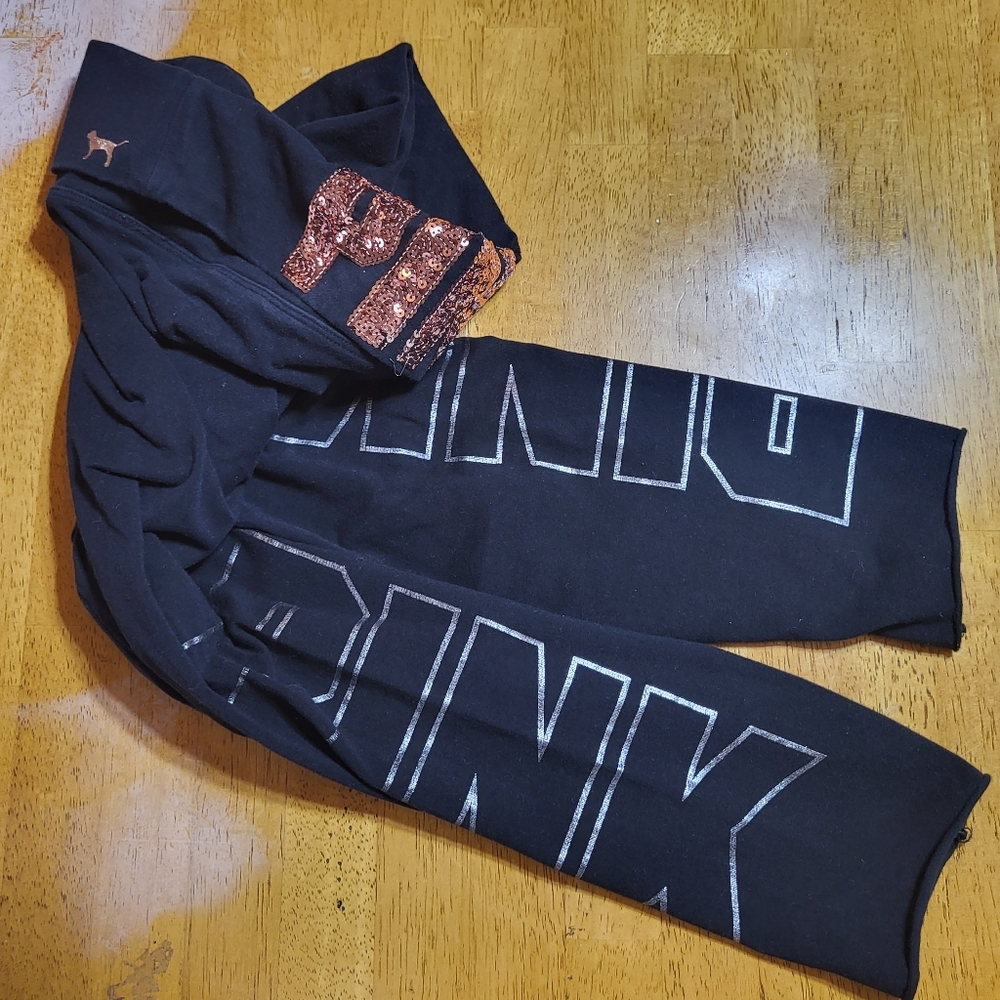 PINK VICTORIA'S SECRET YOGA PANTS SZ S GREAT GENTLY USED CONDITION